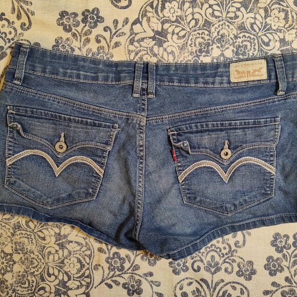 Levi’s Shorty Short cutoff jean shorts Size 11 - Picture 5 of 7